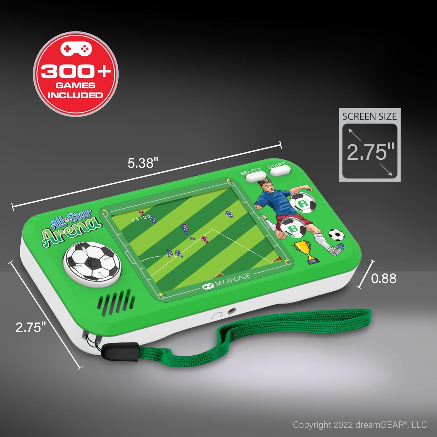 Thumbnail 3 de My Arcade All Star Arena Pocket Player (307 Retro Games) – Portable Sports Game Console
