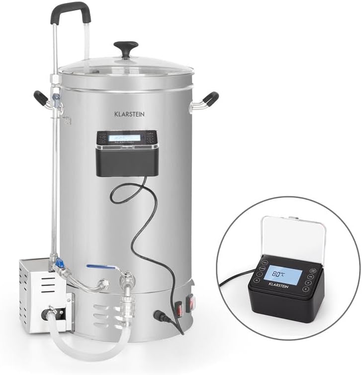 Detalle de Klarstein Brauheld Pro – kocioł warzelny 30 l ze stali nierdzewnej, 2500 W