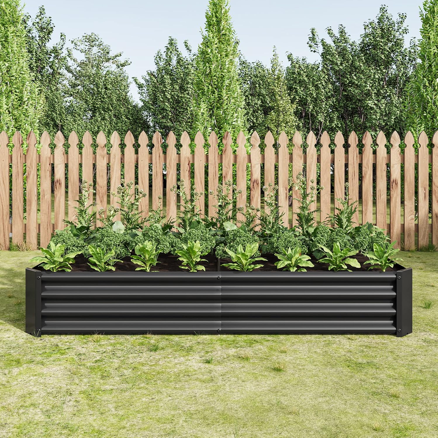 Detalle de FOUBAM Raised Garden Bed, 6 x 3 x 1 ft