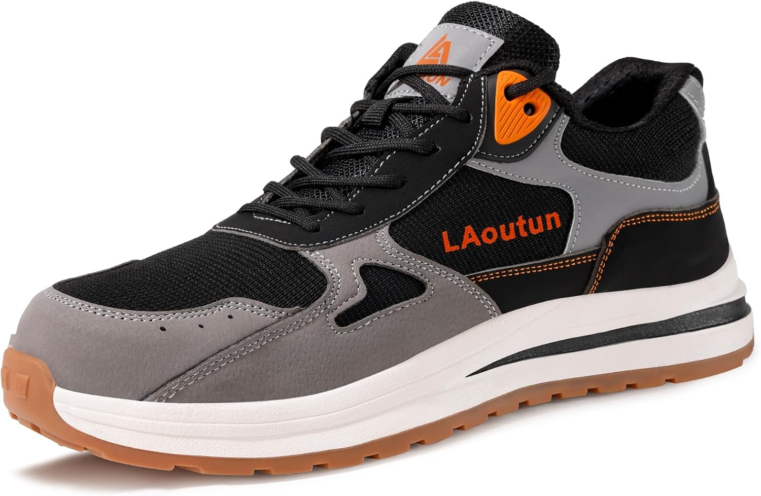 Thumbnail 6 de LAoutun Safety Trainers: Steel Toe Cap Trainers with Puncture-Proof Kevlar Midsole for Men