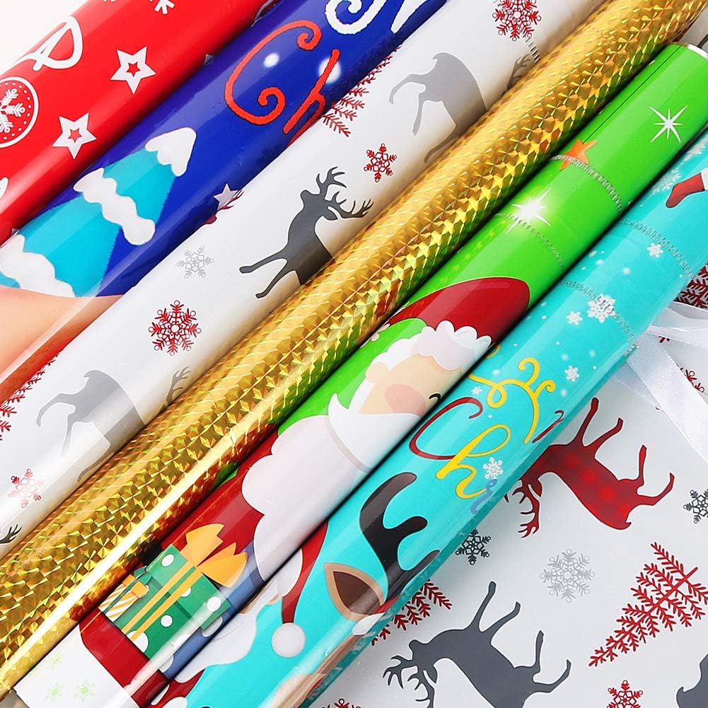 Detalle 2 de HRX Christmas Gift Bags, 30-Piece Set