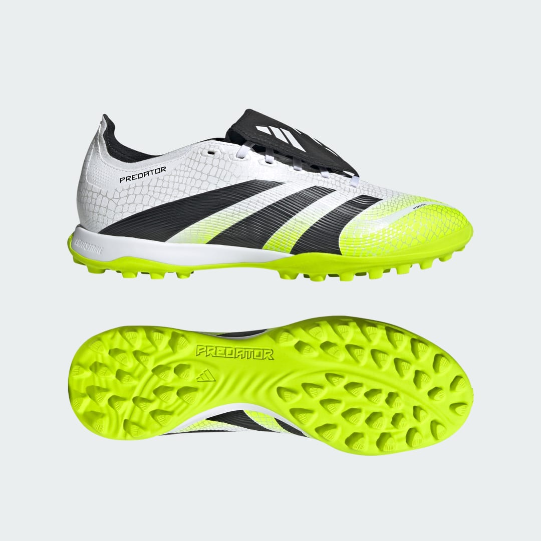 Detalle de Adidas Predator League Fold-Over Tongue Turf – Bota de fútbol para césped artificial