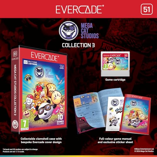 Detalle de Evercade Mega Cat Studios Collection 3 de Blaze Entertainment