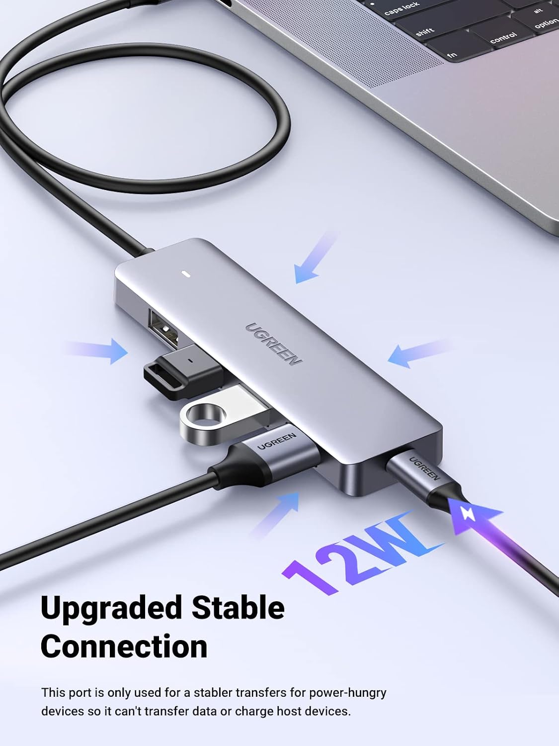 Thumbnail 6 de UGREEN USB C Hub 4‑Port 5Gbps 60cm