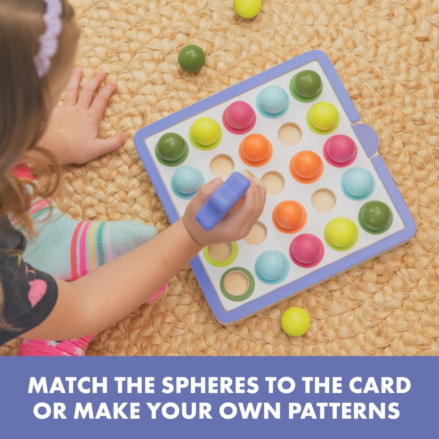 Detalle 2 de Educational Insights Pattern & Sequencing Board for Toddlers 🎲