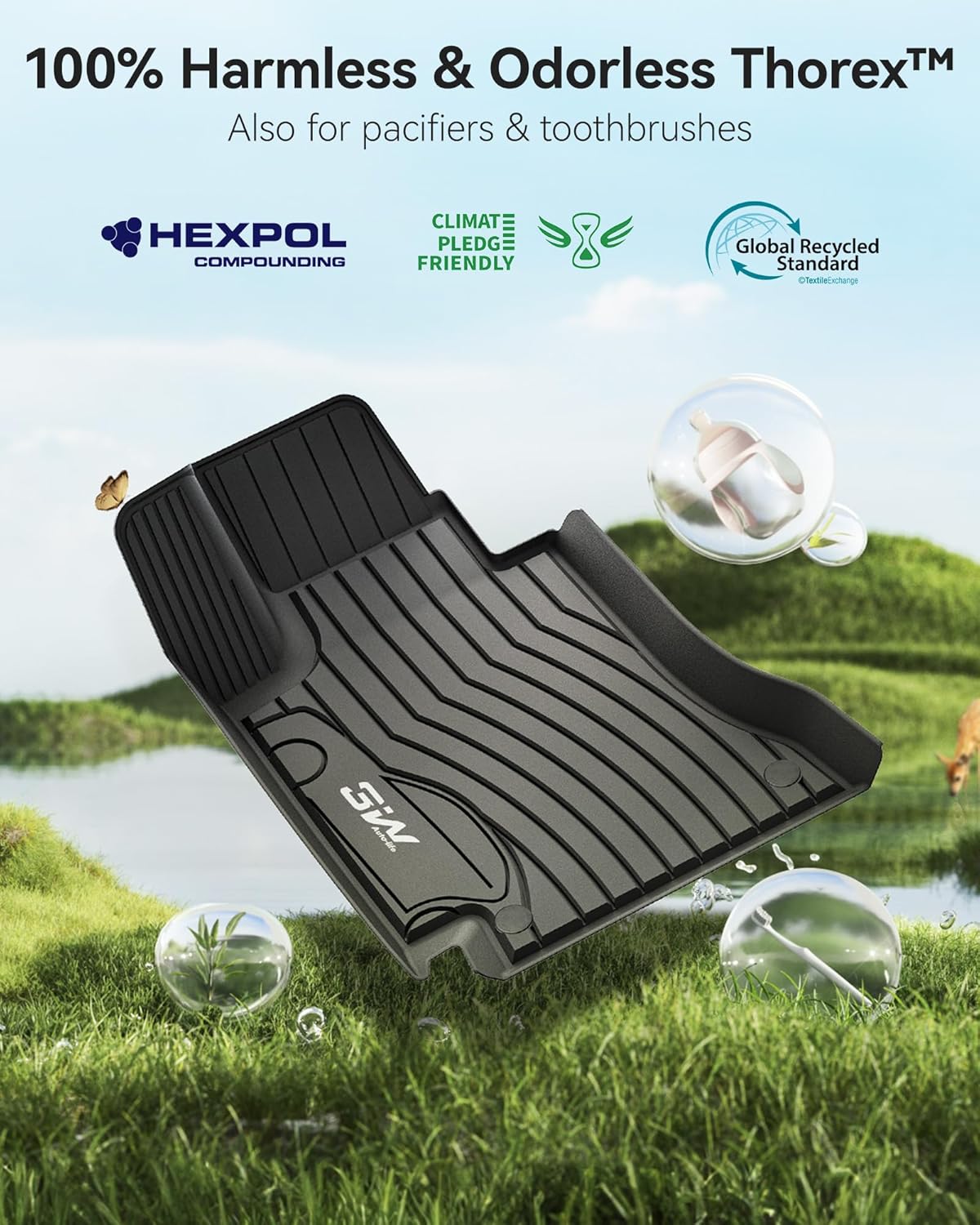 Thumbnail 6 de Mercedes C-Class 2015-2021 TPE Floor Mats