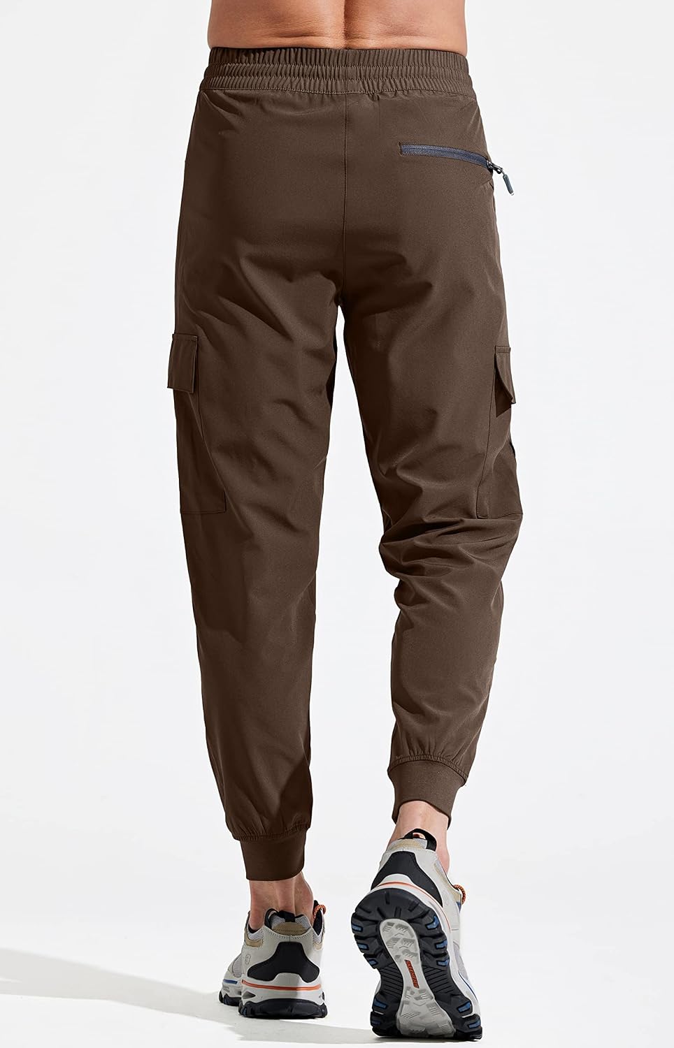 Detalle de Libin Men's Lightweight Joggers: Quick Dry Cargo Hiking Trousers