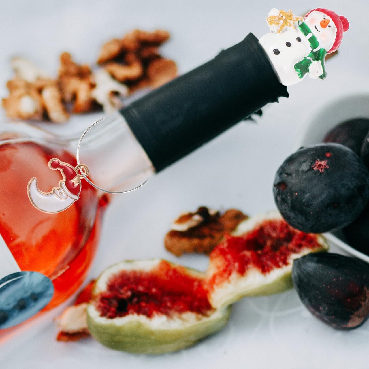Thumbnail 4 de Healifty Christmas wine bottle stopper set