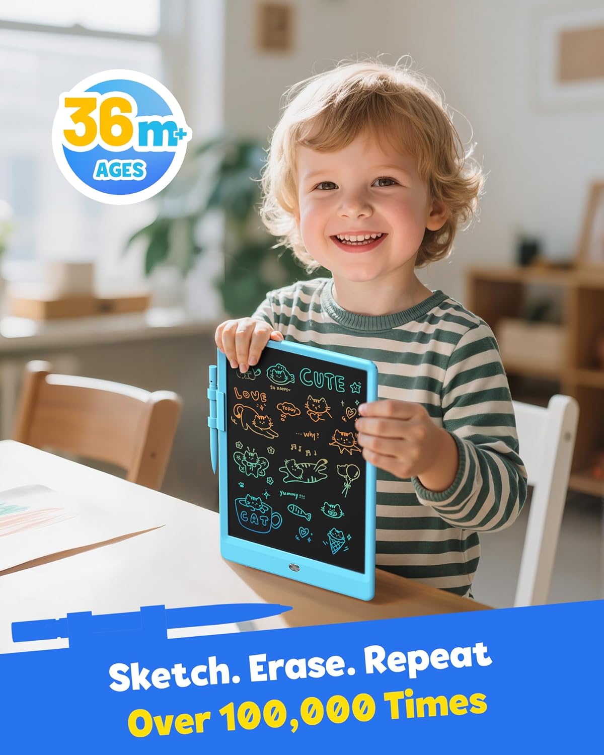 Thumbnail 4 de TEKFUN LCD Writing Tablet 10-inch kids drawing pad