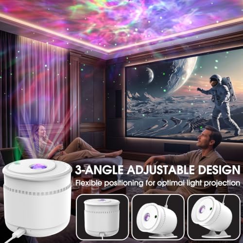 Thumbnail 2 de Immver Galaxy Star Projector Night Light with Nebula & Remote Control
