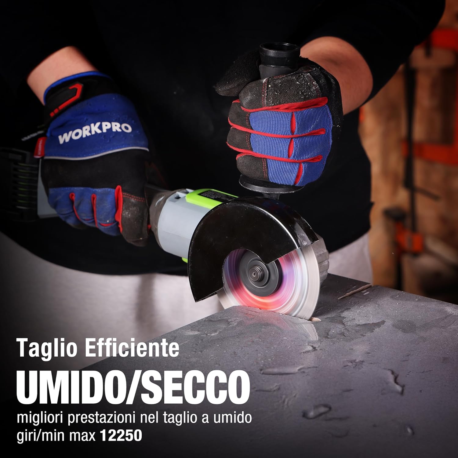 Thumbnail 3 de WORKPRO Dischi Diamantati 125 mm ultrafini per piastrelle e gres porcellanato