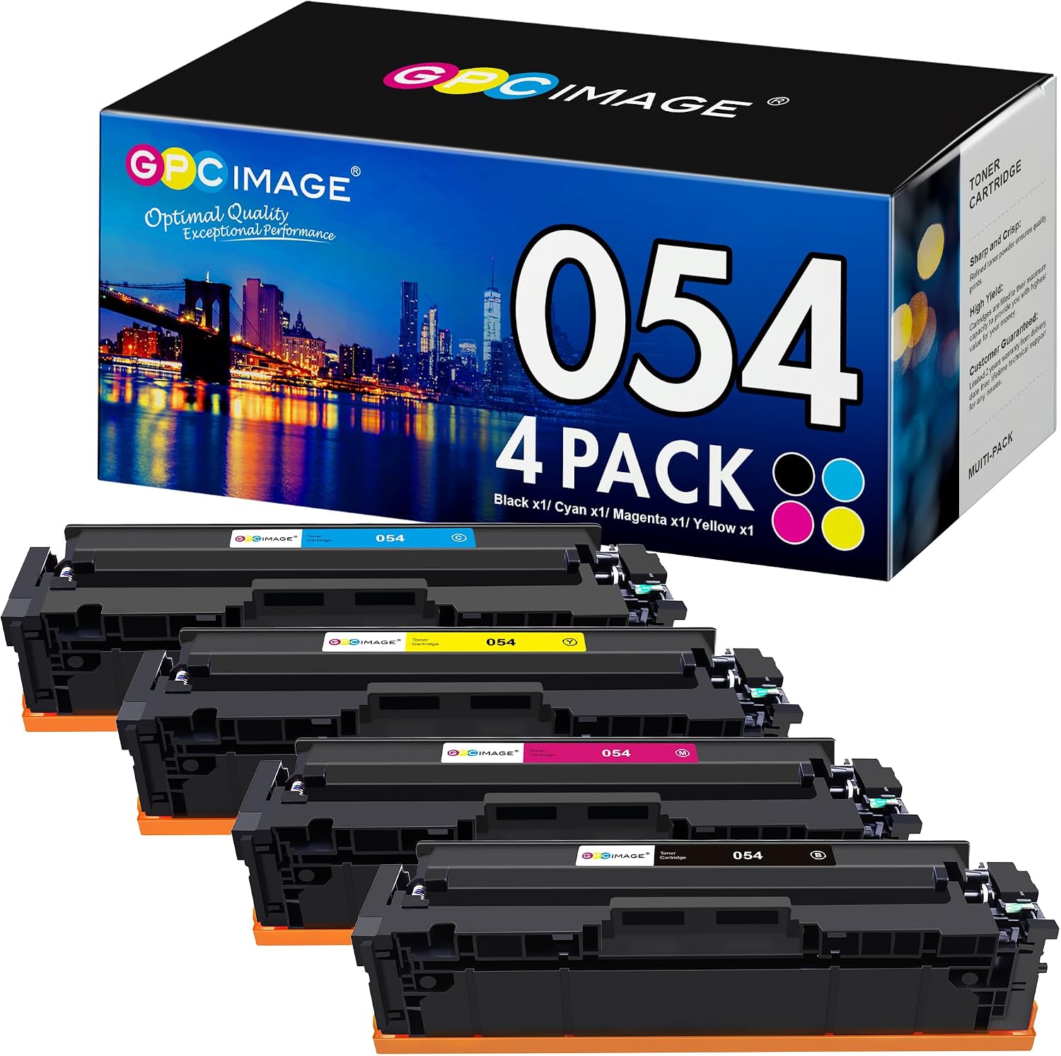 Detalle de GPC Image Toner Cartridge 4-Pack