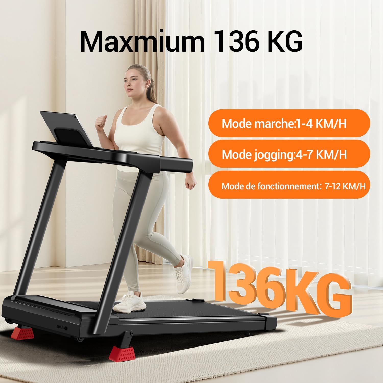 Thumbnail 5 de CURSOR Tapis de Course Pliable 15%