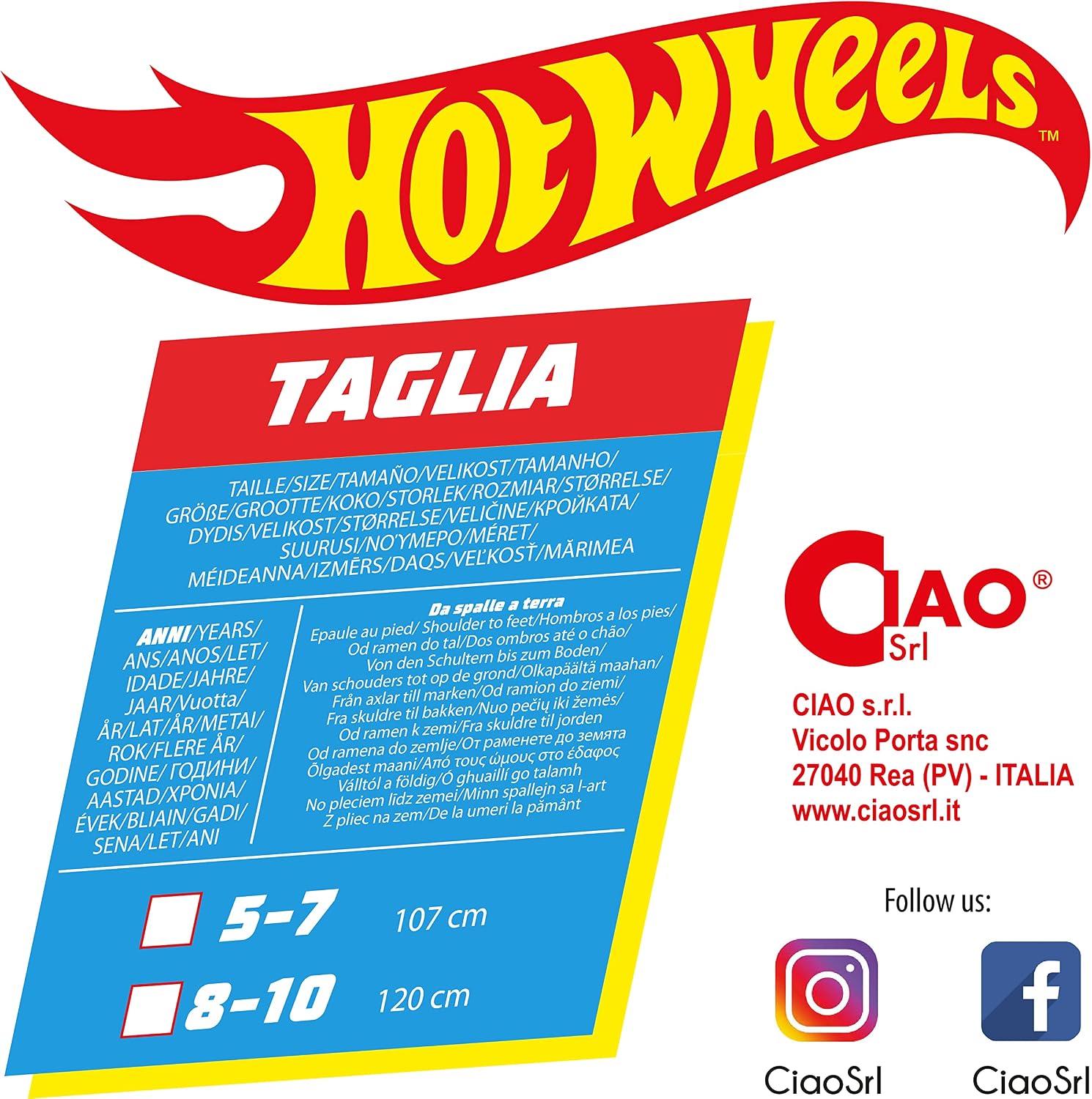 Detalle de Ciao Hot Wheels Race Team – dziecięcy kostium kierowcy z piankową kierownicą