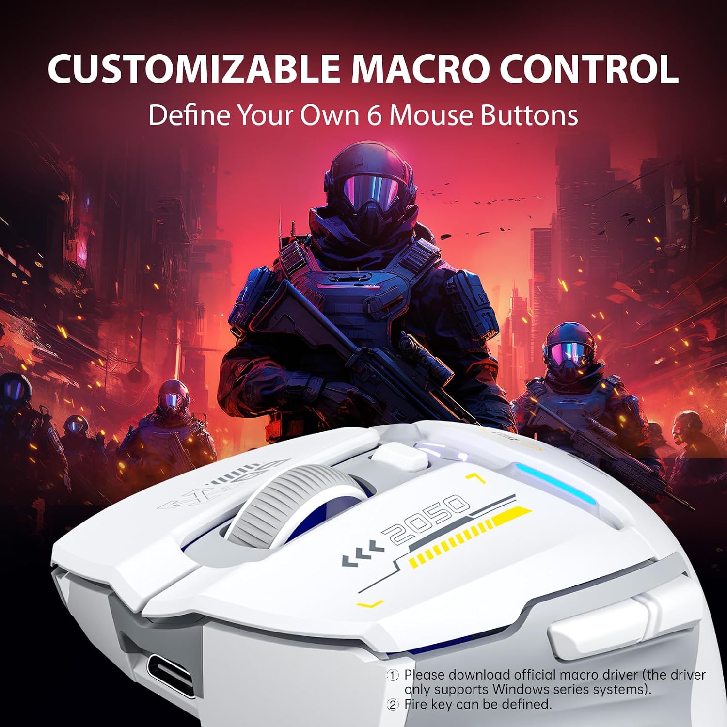 Thumbnail 4 de inphic IN9 Wireless Gaming Mouse 10000 DPI