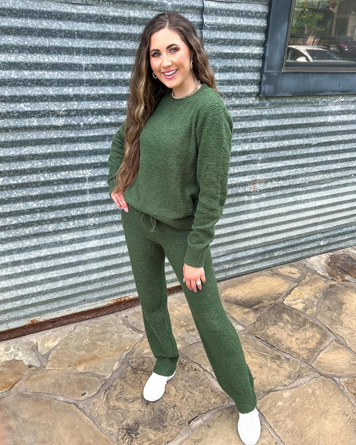 Thumbnail 2 de Luvamia Women's Casual Pajama Set fuzzy fleece loungewear