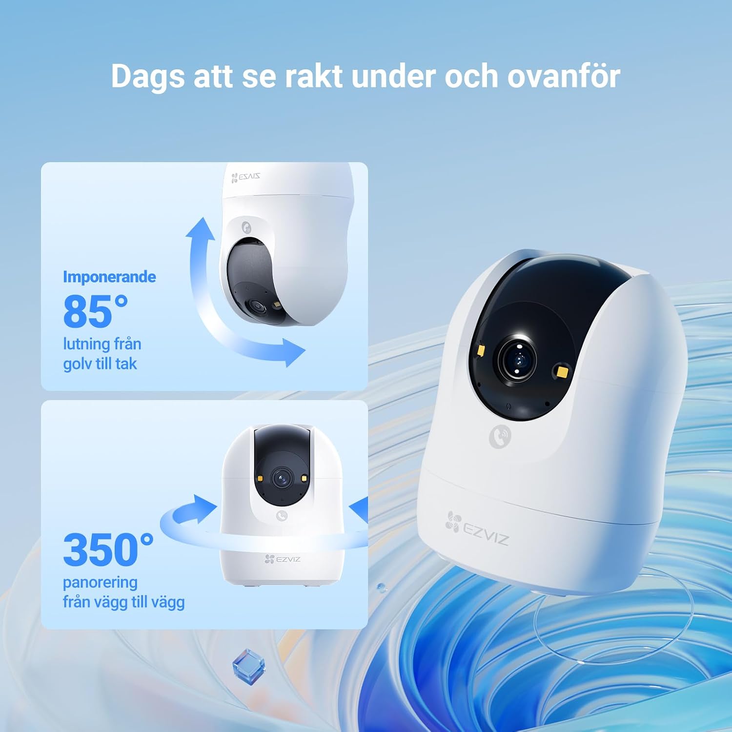 Detalle 1 de EZVIZ C6N G1 3K inomhuskamera med 3K-video och färgnattseende