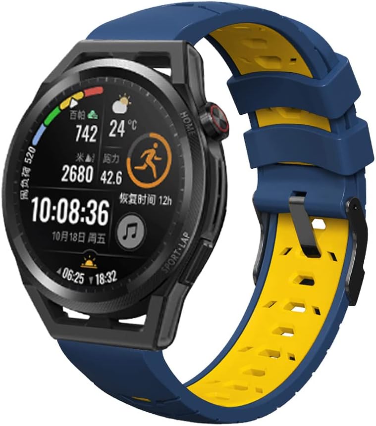 Thumbnail 2 de Fleshy Leaf 22mm Quick Release Soft Silicone Replacement Strap for Samsung Gear S3 / Galaxy Watch 46mm