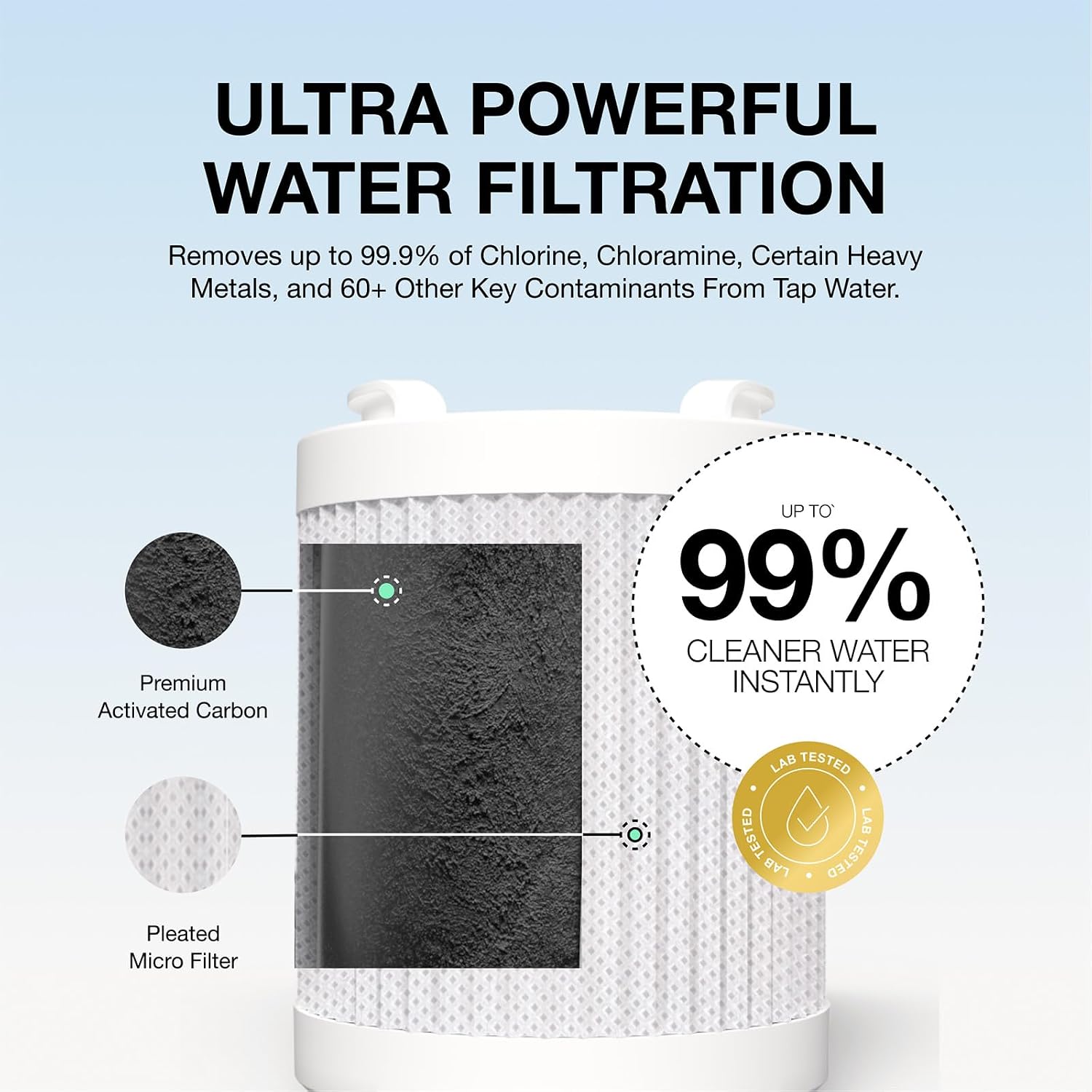 Thumbnail 3 de Filterbaby All-Metal Shower Filter Pro: Doctor-Developed, IAPMO NSF 177 Certified