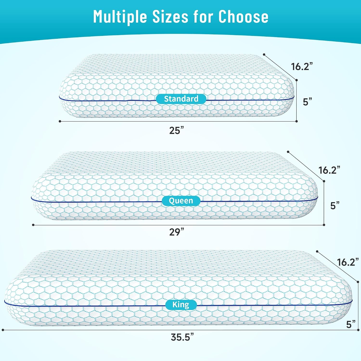 Thumbnail 2 de CushyOasis Bed Pillows, Standard Size