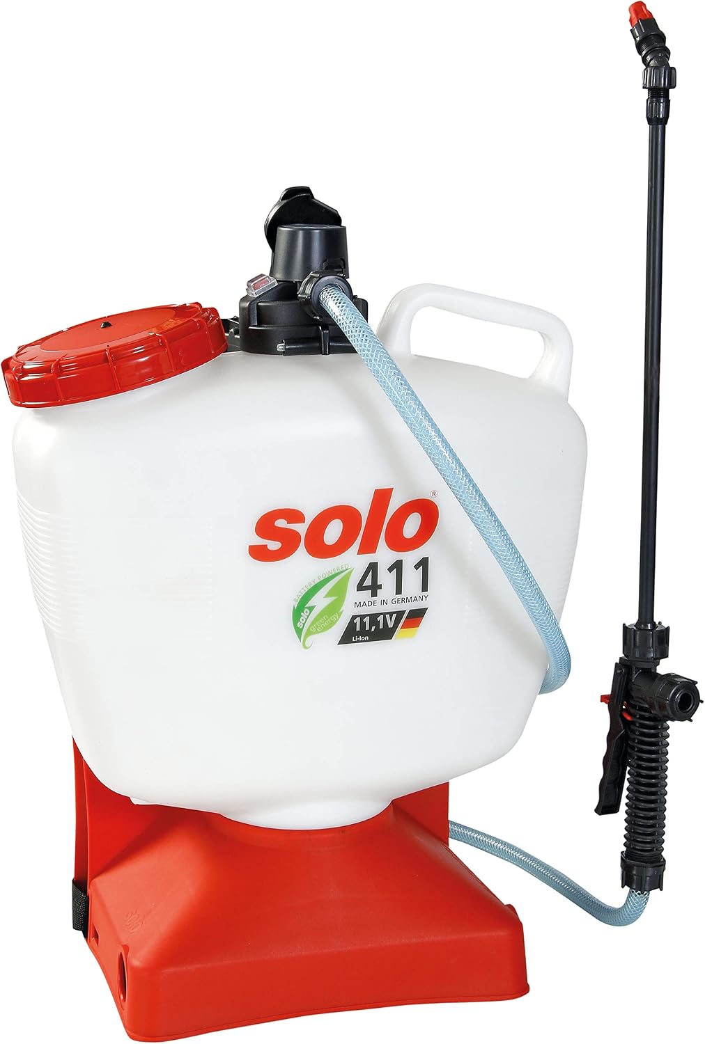 Detalle de Solo 411 41101 – akumulatorowy opryskiwacz plecakowy 10 l, 2,5 bar