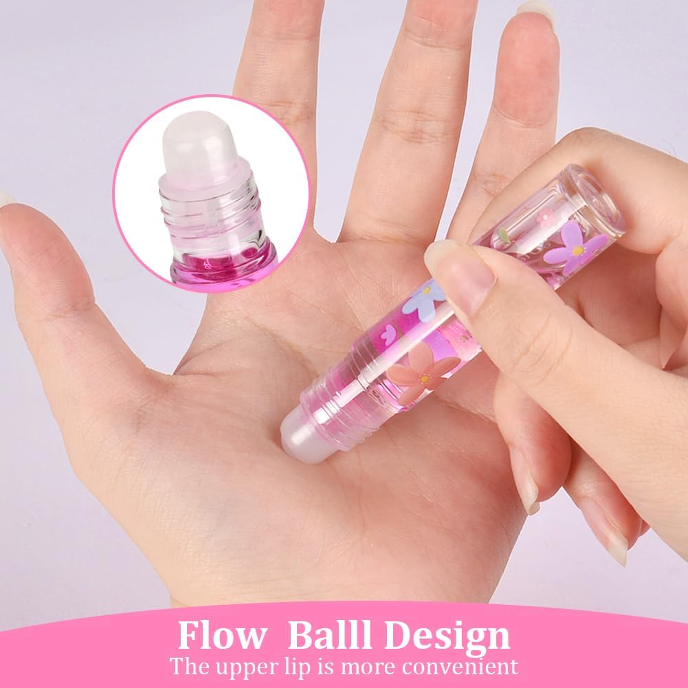 Detalle de AOOWU Lip Gloss: set da 6 lip oil trasparenti idratanti e rimpolpanti