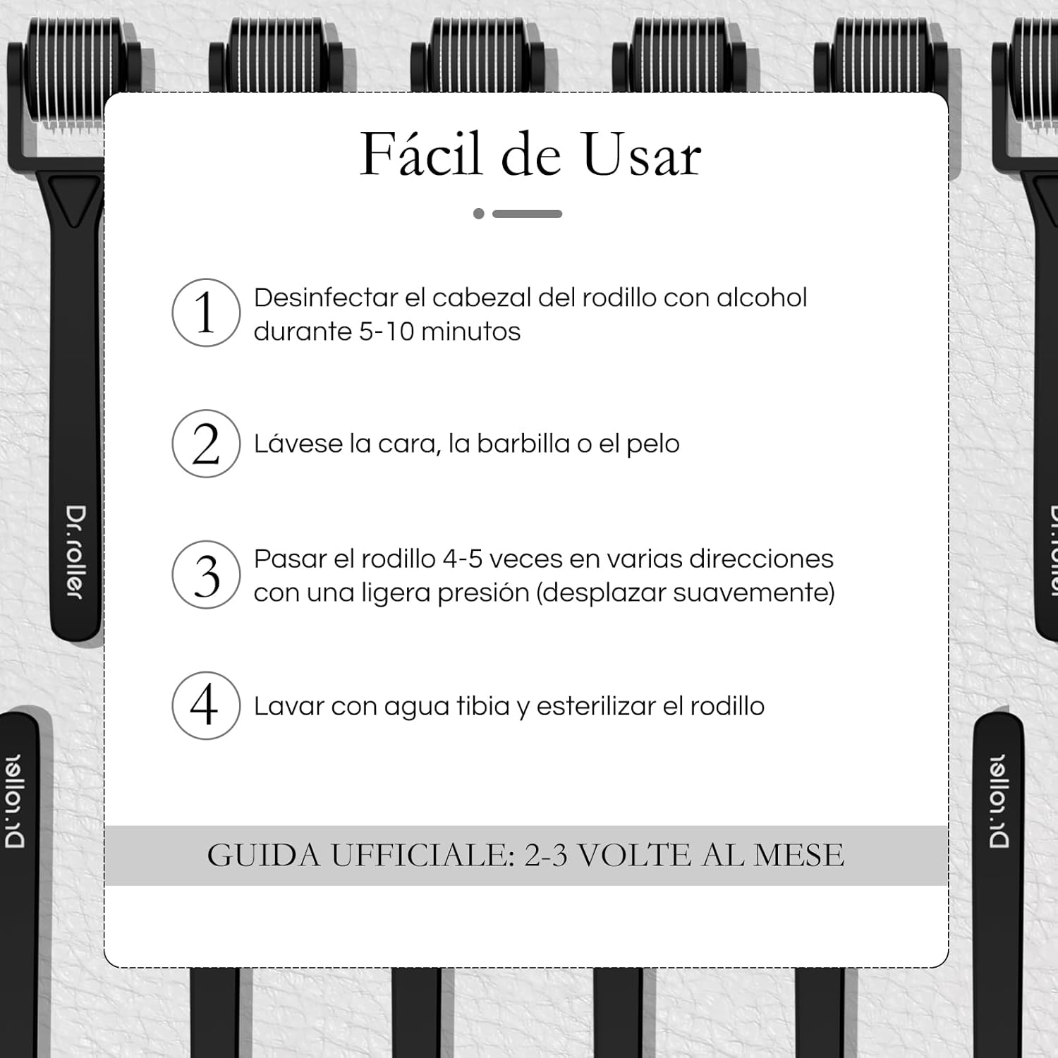Thumbnail 4 de Dr.roller Derma Roller 1 mm para cabello