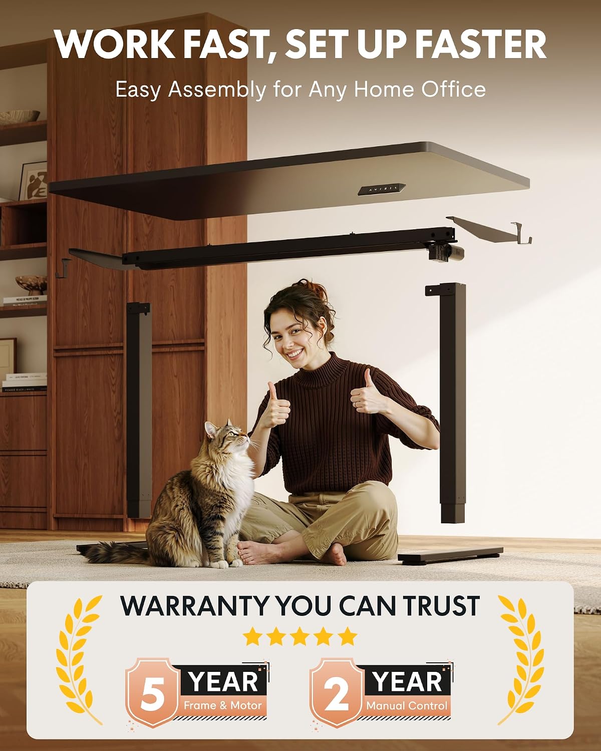 Detalle 2 de FLEXISPOT Standing Desk, 40" x 24