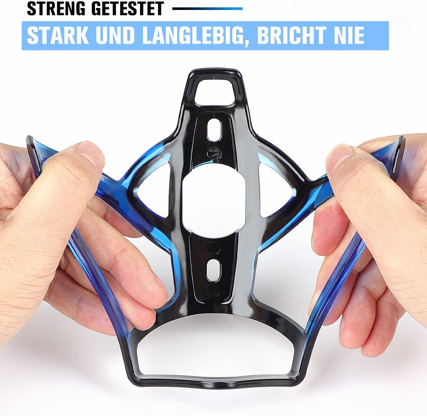 Detalle de Flaschenhalter Fahrrad – Verbesserte Version, unzerbrechlich, leicht & farbenfroh