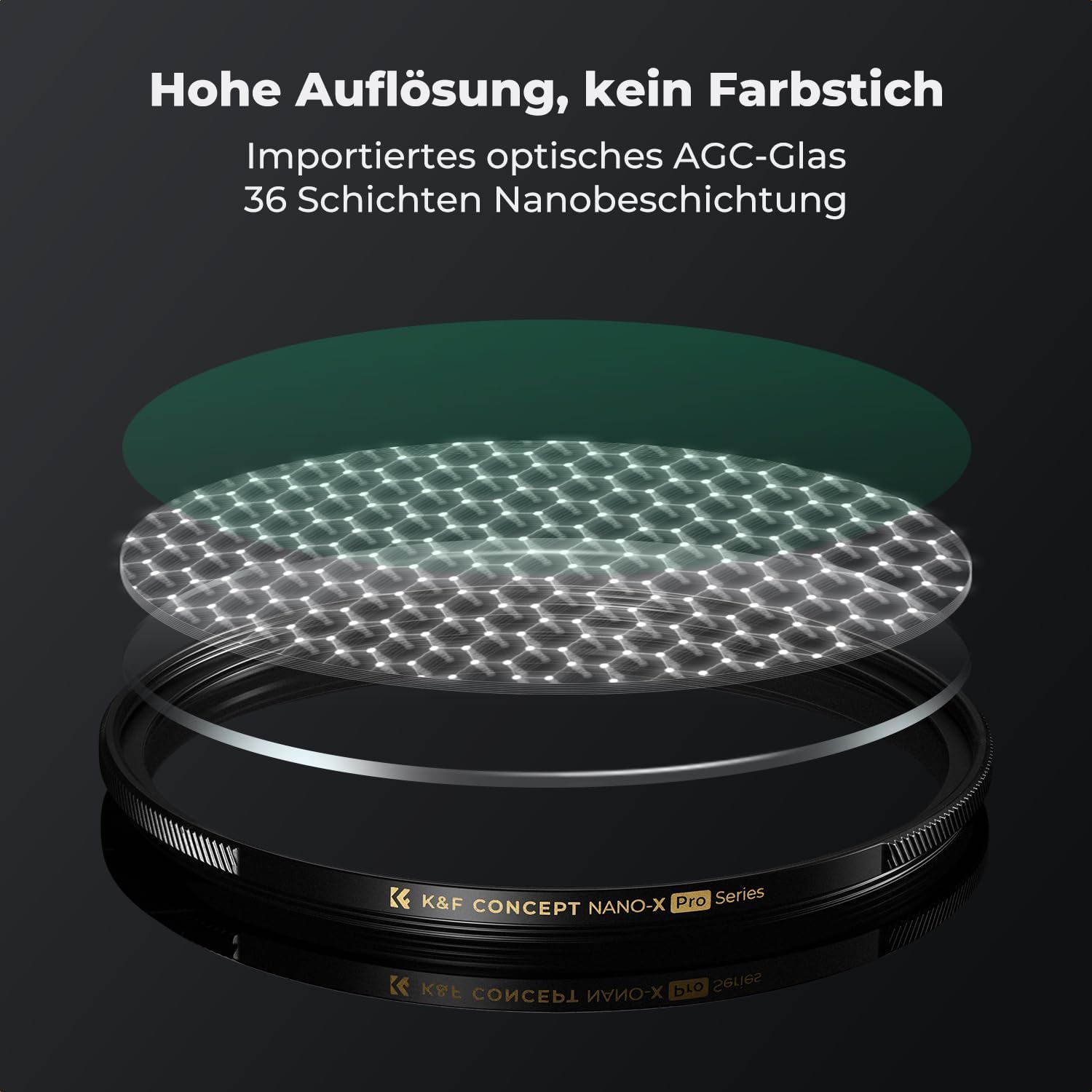 Thumbnail 5 de K&F CONCEPT Nano-X PRO MC UV Filter 82 mm