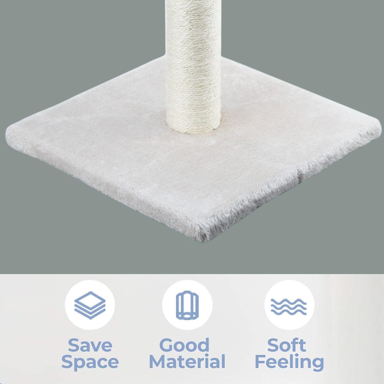 Thumbnail 6 de Dimaka 29" Tall Cat Scratching Post with sisal 🐱