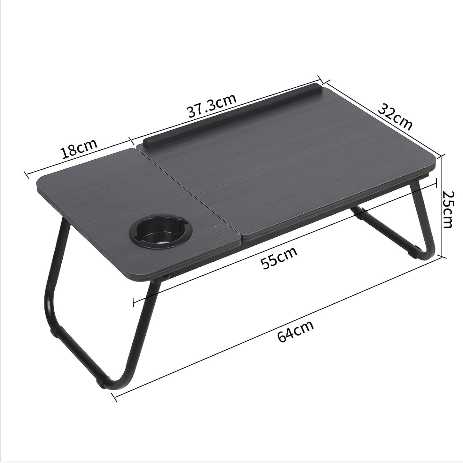 Thumbnail 4 de Laptop Desk Foldable Bed Table 32x64 cm
