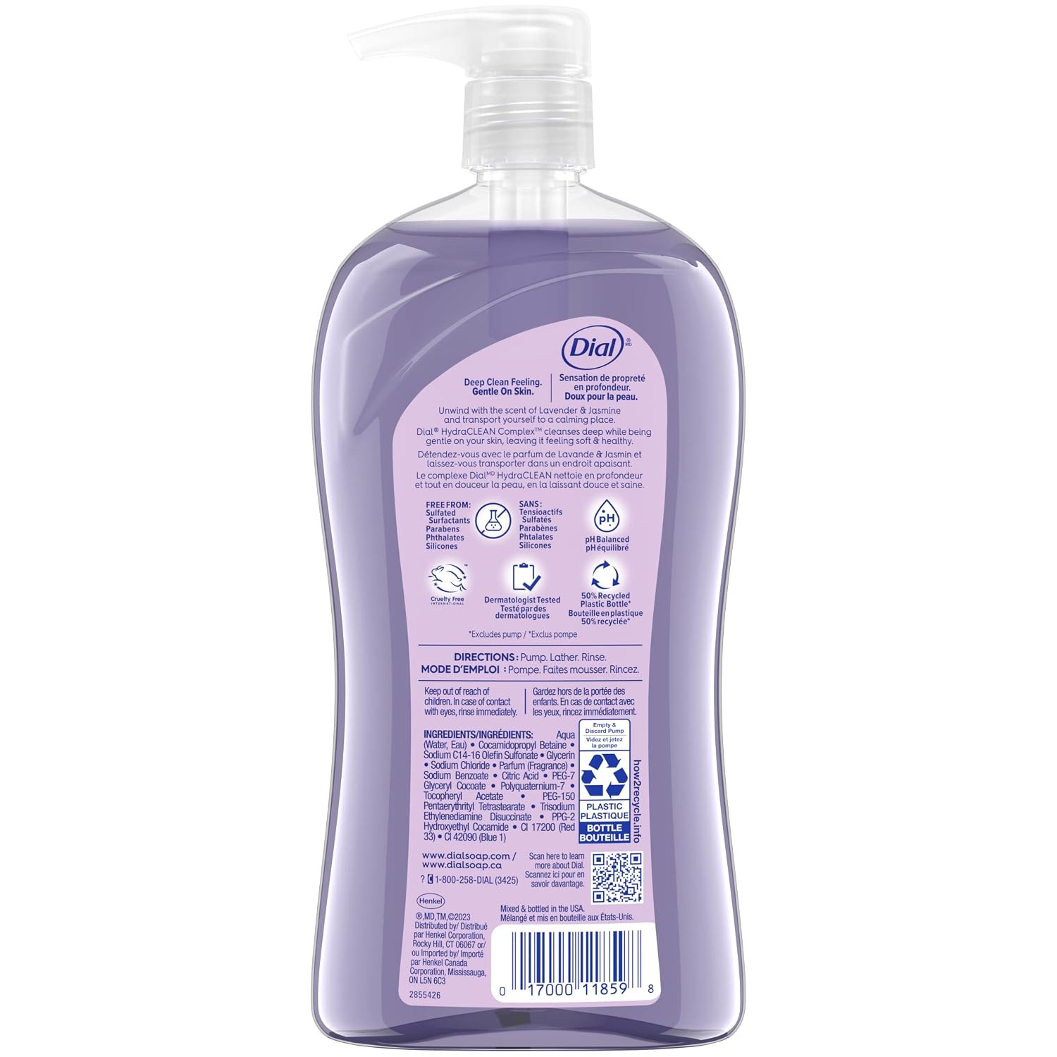 Detalle 2 de Dial Calm & Soothe Body Wash 32 fl oz