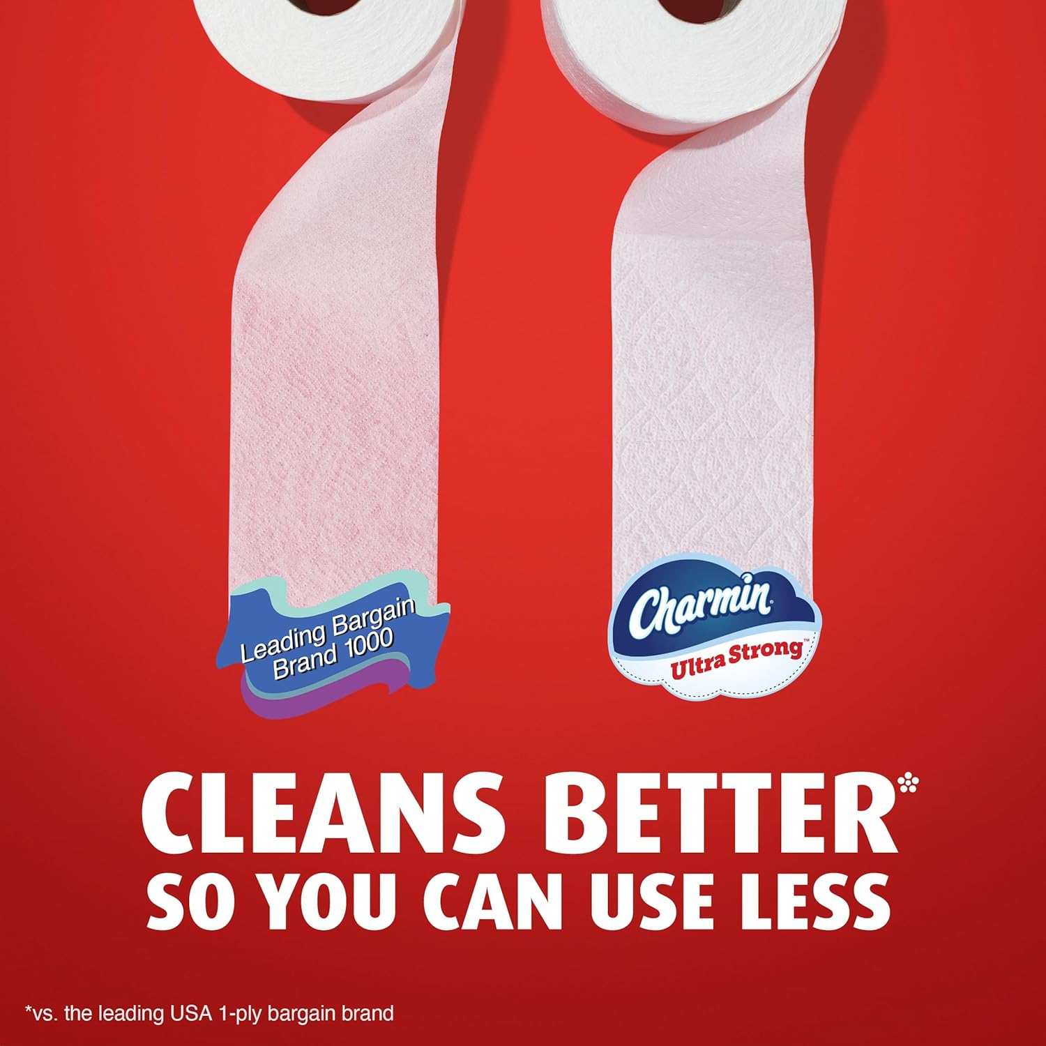 Detalle 2 de Charmin Ultra Strong Toilet Paper, 6 Mega Rolls (24 Regular Rolls) - 2-Ply, Diamond Texture