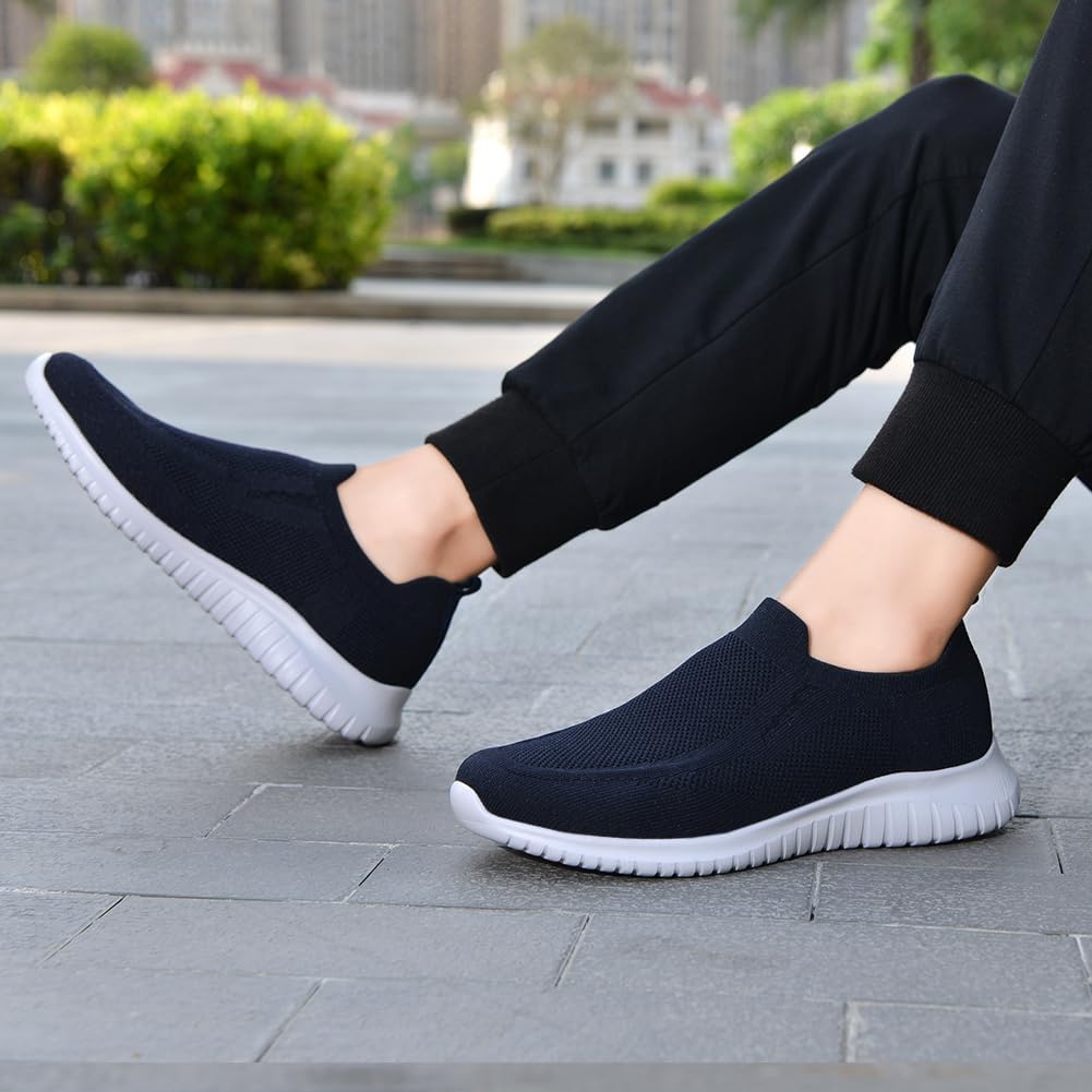 Thumbnail 1 de TIOSEBON Mens Slip on Trainers: Lightweight Casual Tennis Shoes for Everyday Comfort