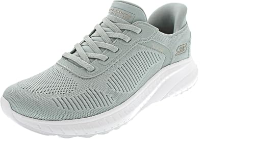 Detalle de Skechers Damen Bobs Squad Chaos Current Muse Slip-In Turnschuhe, Sage Textile, 40 EU