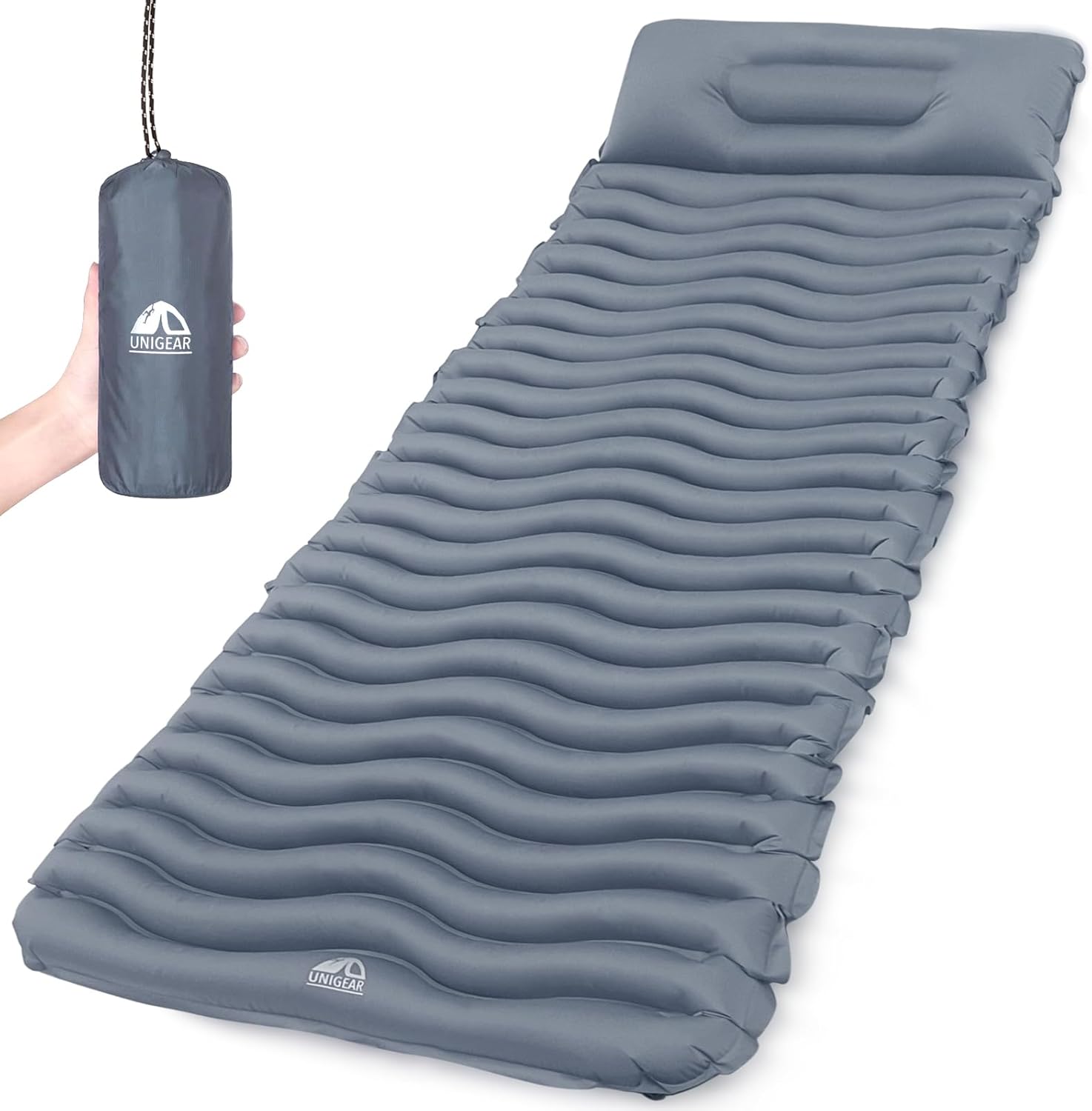 Thumbnail 6 de Unigear 500g ultraleichte Isomatte – kompakt, wasserdicht und rutschfest für Outdoor-Abenteuer
