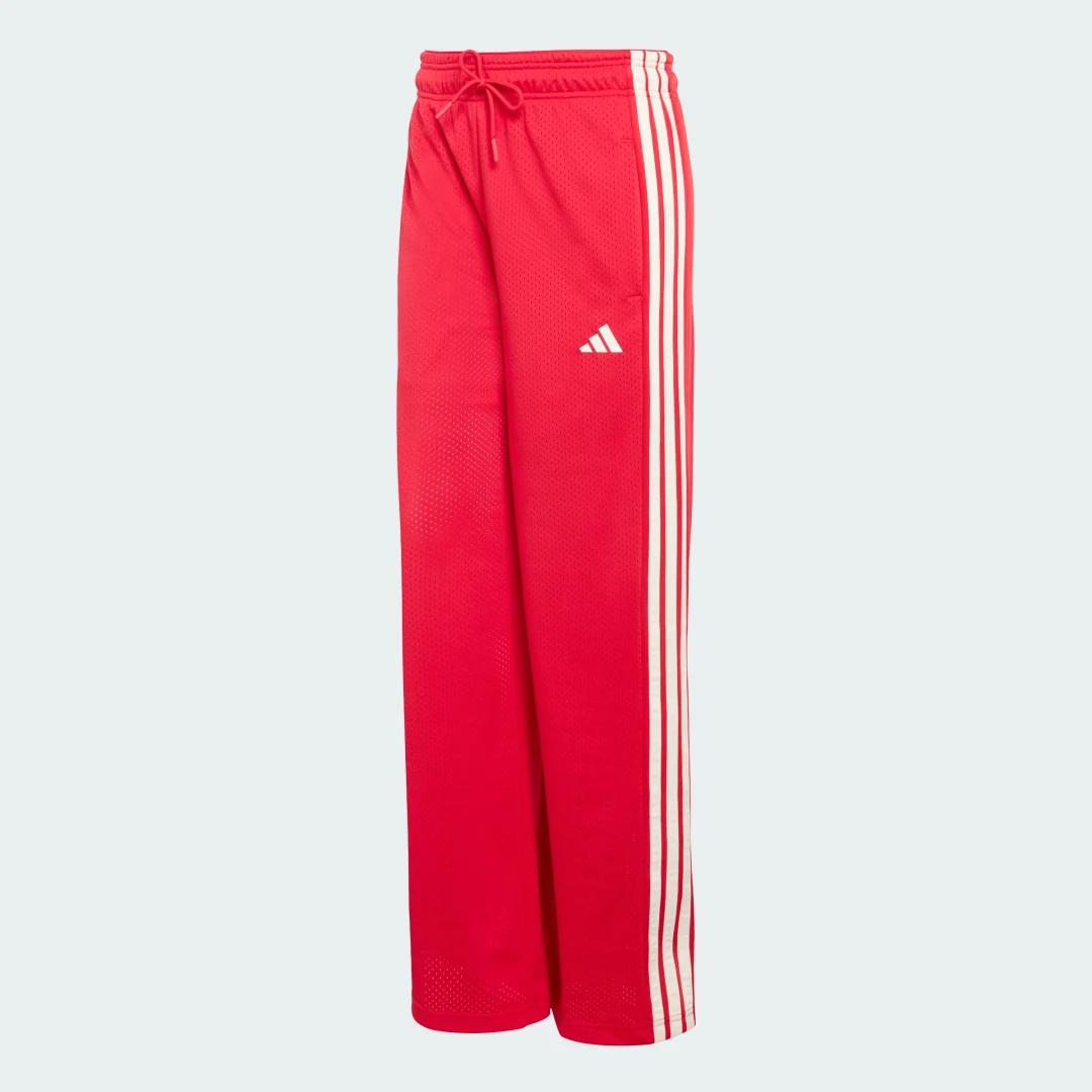 Detalle 2 de Pantalón de Malla Stadium de Adidas en Rojo