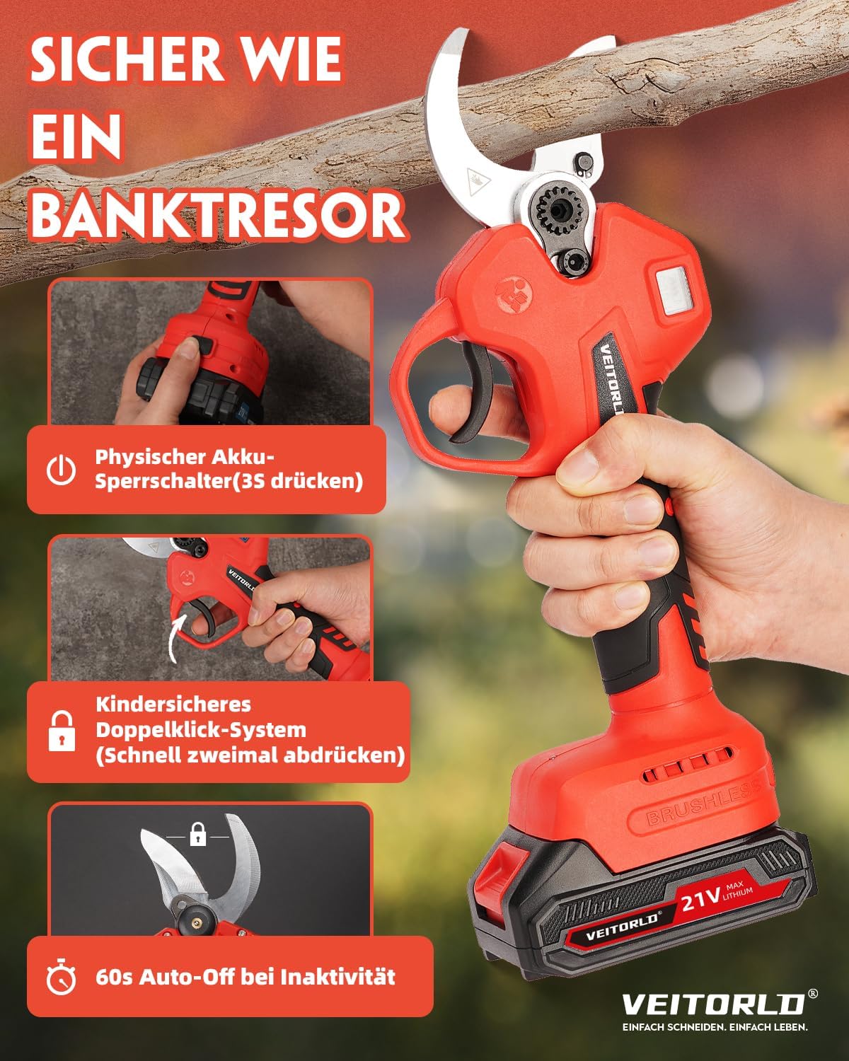 Thumbnail 6 de Veitorld Astschere Teleskop 40 mm