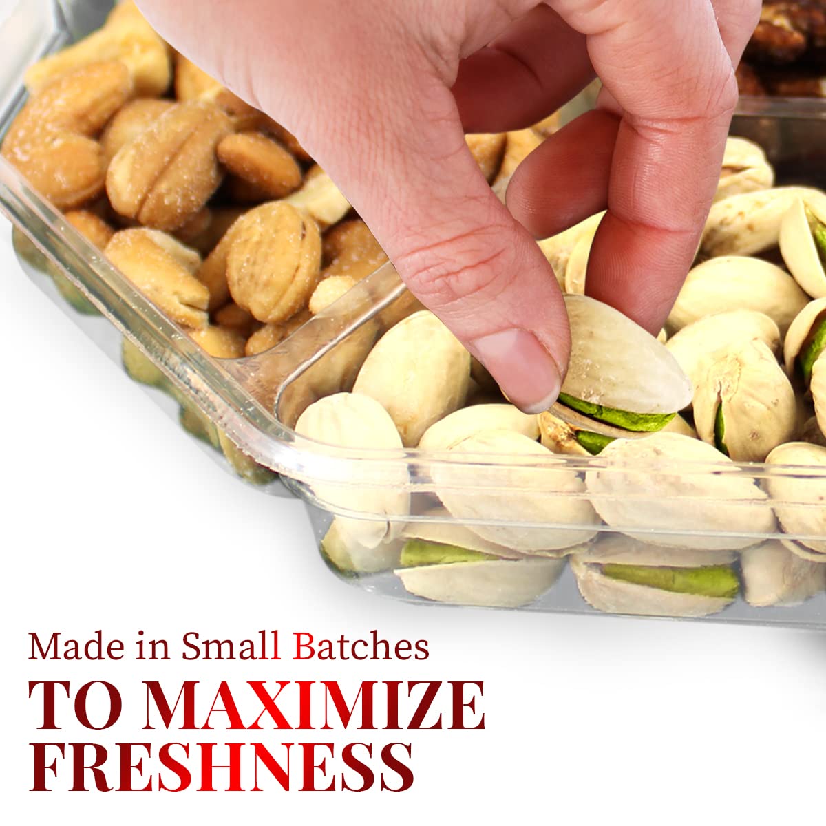 Thumbnail 6 de Simple Orchards Mixed Cravings Gourmet Collection Nut Gift Basket, 7-Section Platter