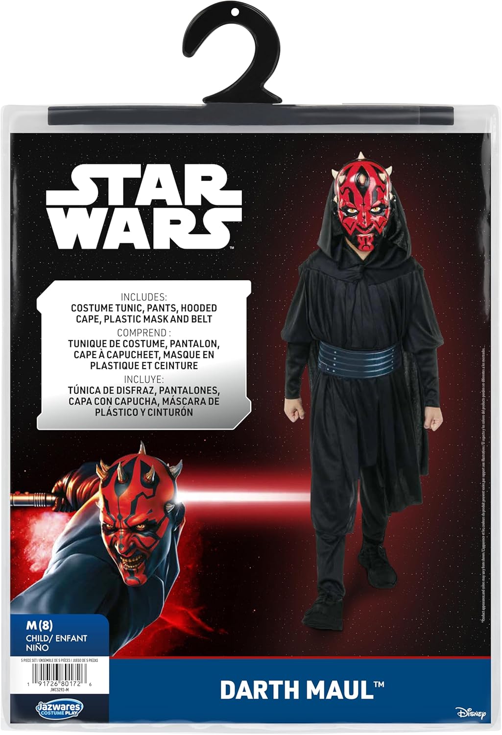 Detalle de Star Wars Darth Maul Youth Halloween Costume đ