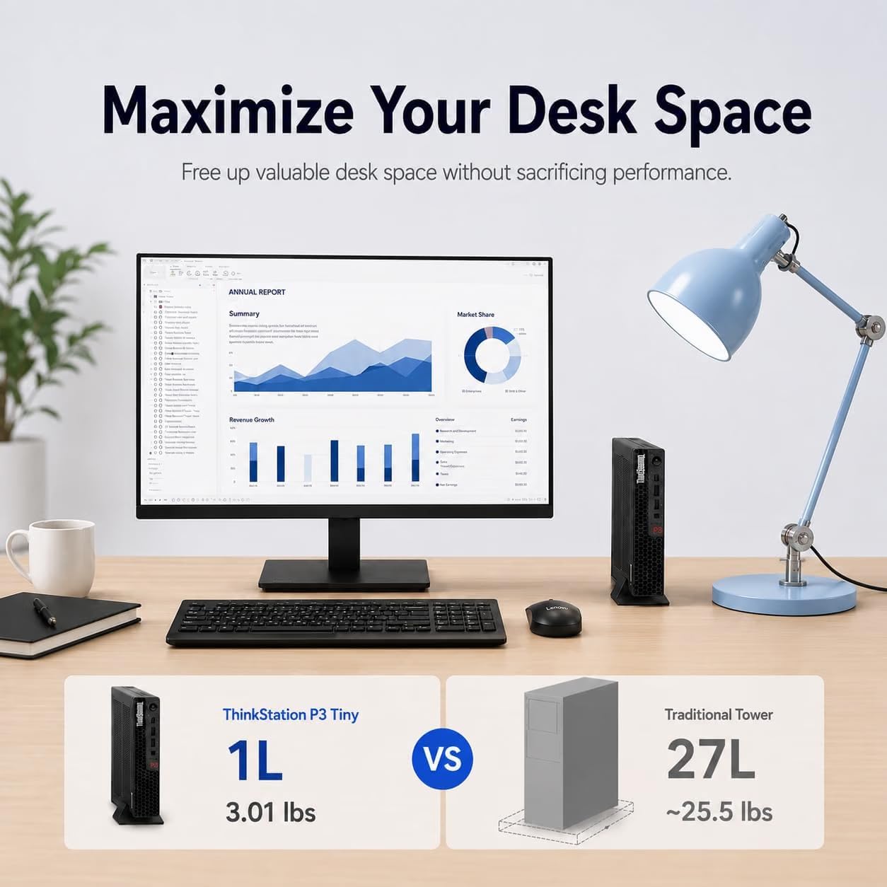 Detalle 2 de Lenovo ThinkStation Tiny workstation with Intel Core i7-14700
