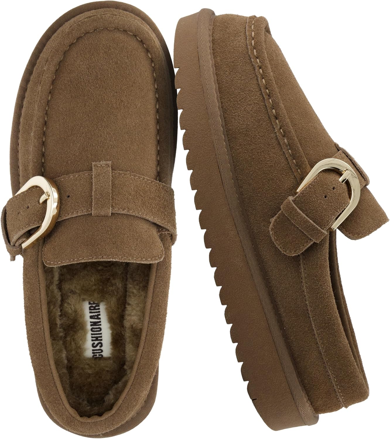 Detalle de CUSHIONAIRE Suede Mule Clogs