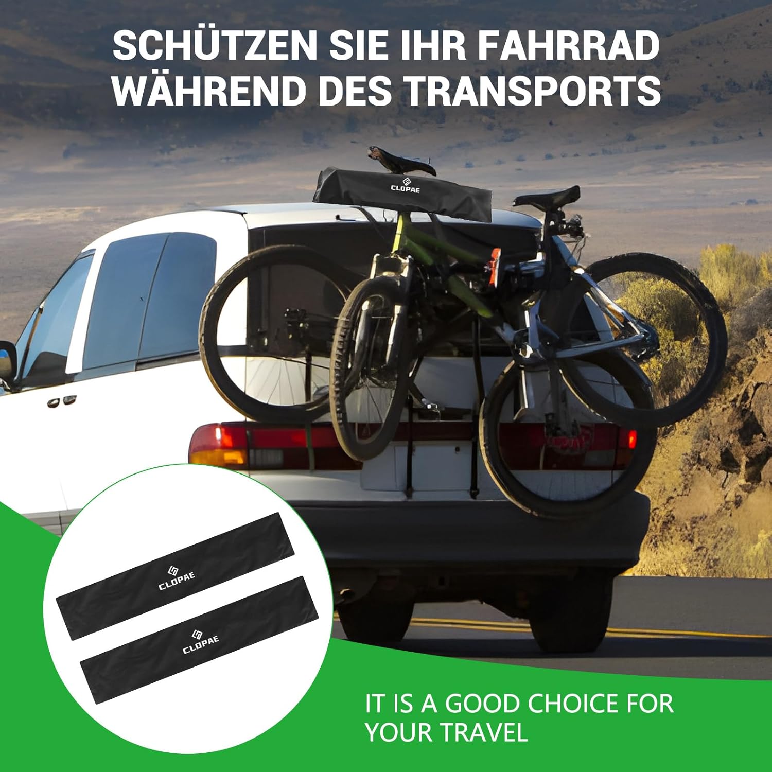 Thumbnail 4 de CLOPAE 2er-Set Lenkerschutzhülle für E-Bikes – Schutzabdeckung gegen Nässe, Staub und Schmutz