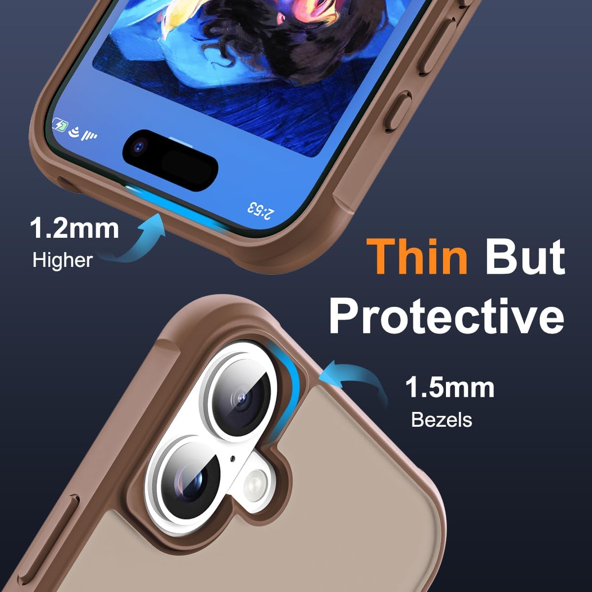 Thumbnail 5 de SKYLMW iPhone 17 case with magnetic ring 6.3"