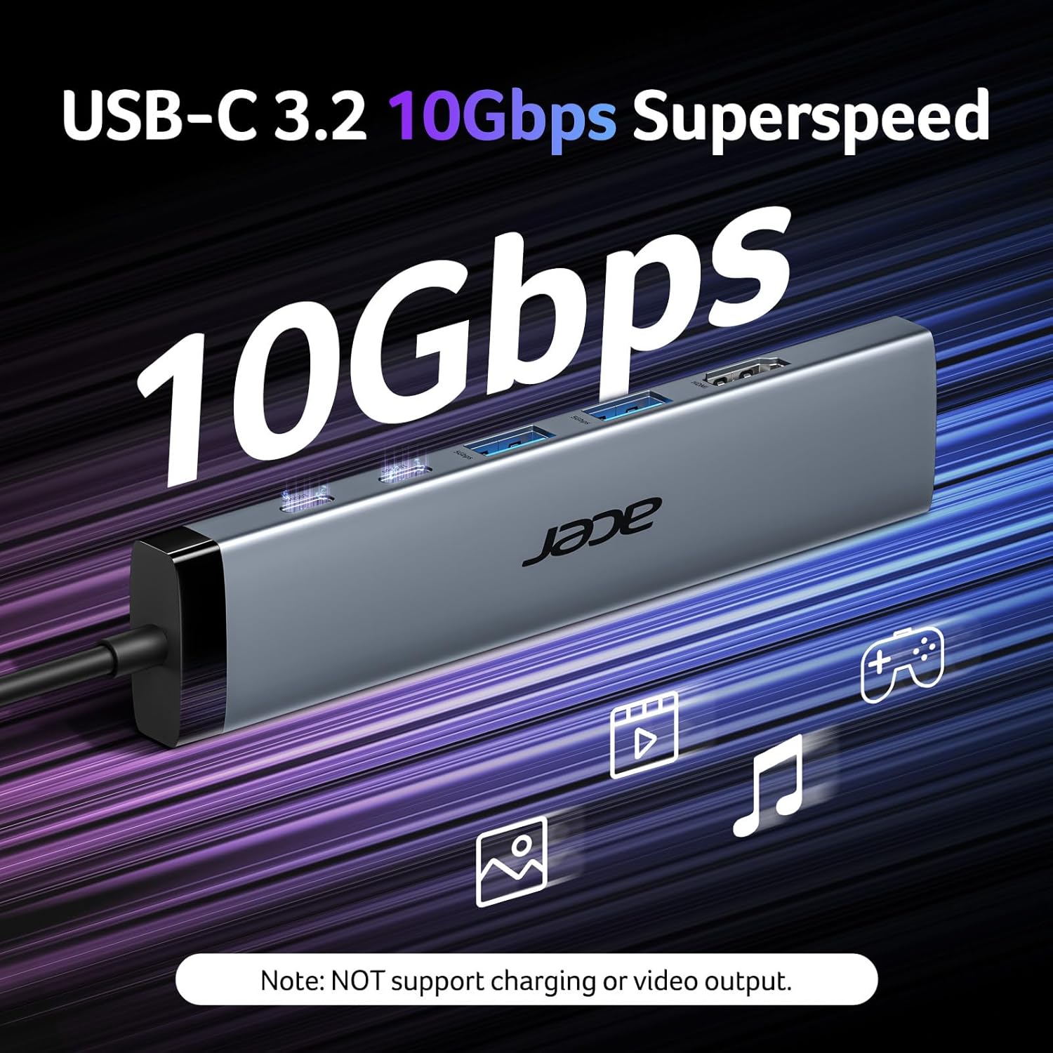 Thumbnail 3 de Acer USB-C Hub 10Gbps