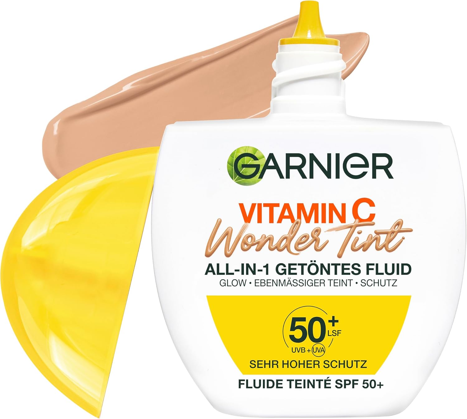 Detalle de Garnier Vitamina C Wonder Tint All-In-1 Fluido colorato SPF 50+