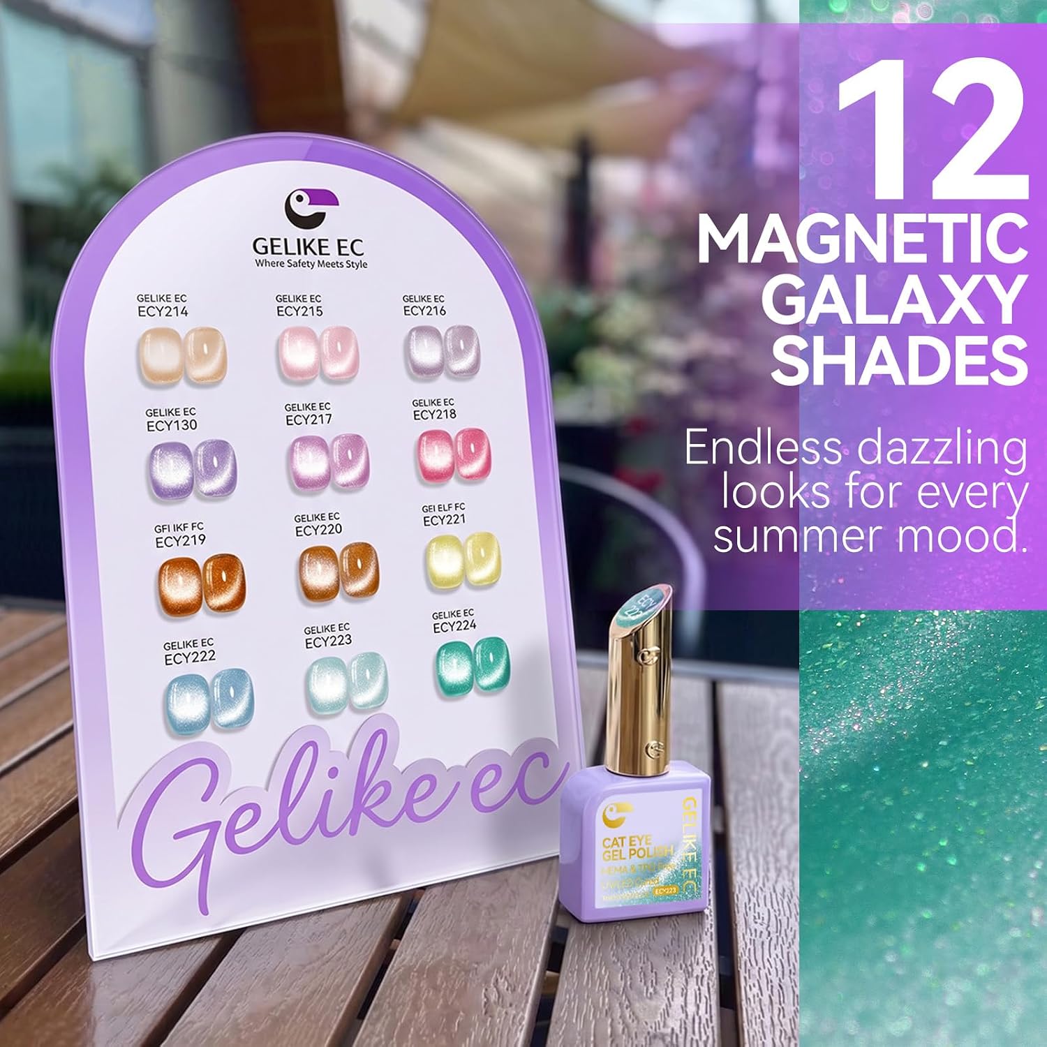 Detalle de Cat Eye Gel Polish Set, 16 mL Bottles