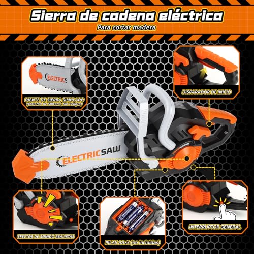 Detalle 2 de Charmofun Motosierra Juguete 50pcs 🛠