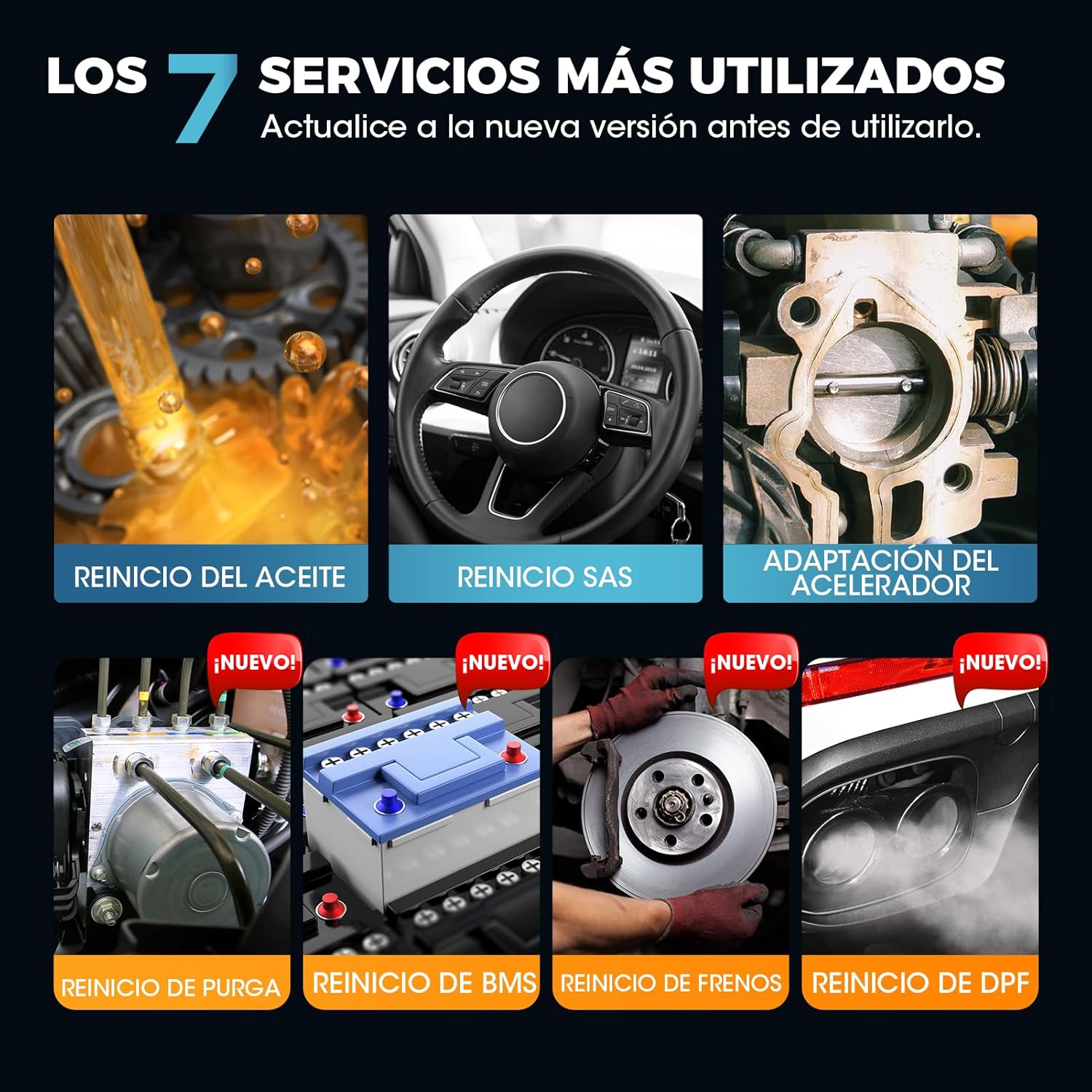 Thumbnail 1 de Launch CRP123X V3.0 OBD2 Diagnóstico Multimarcas